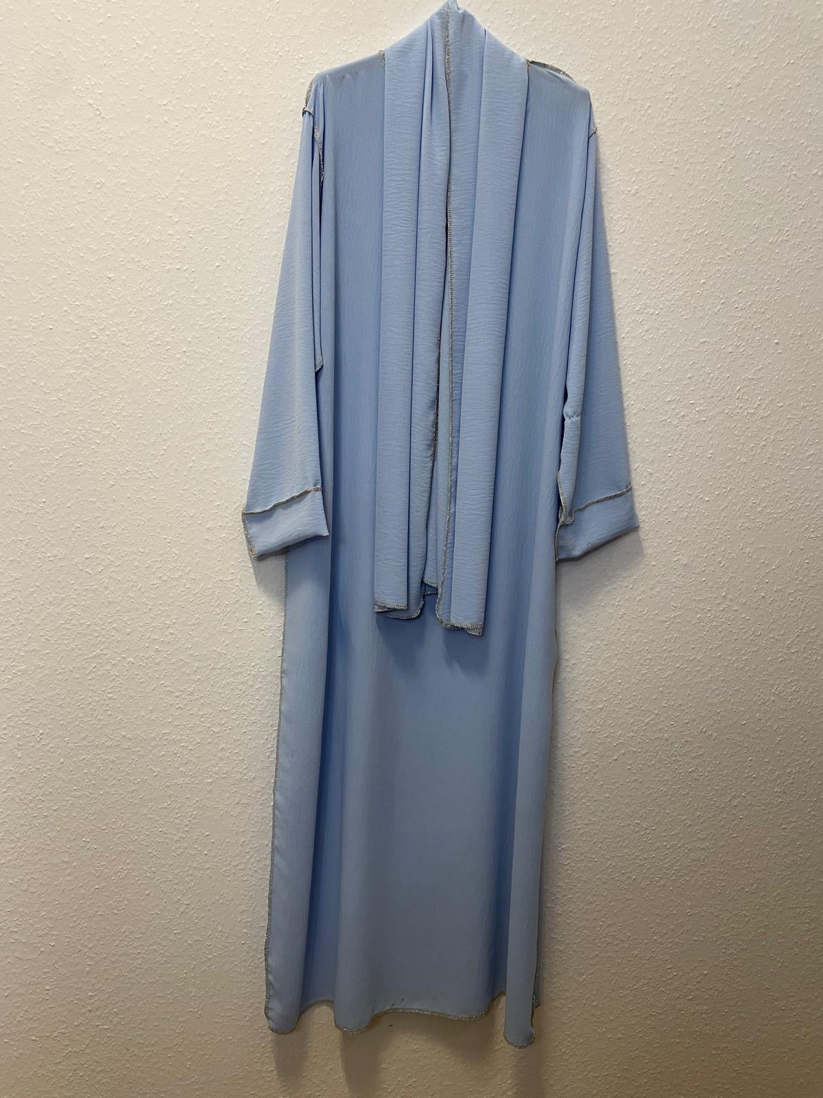 Abaya mit integriertem Hijab (Einheitsgrösse)