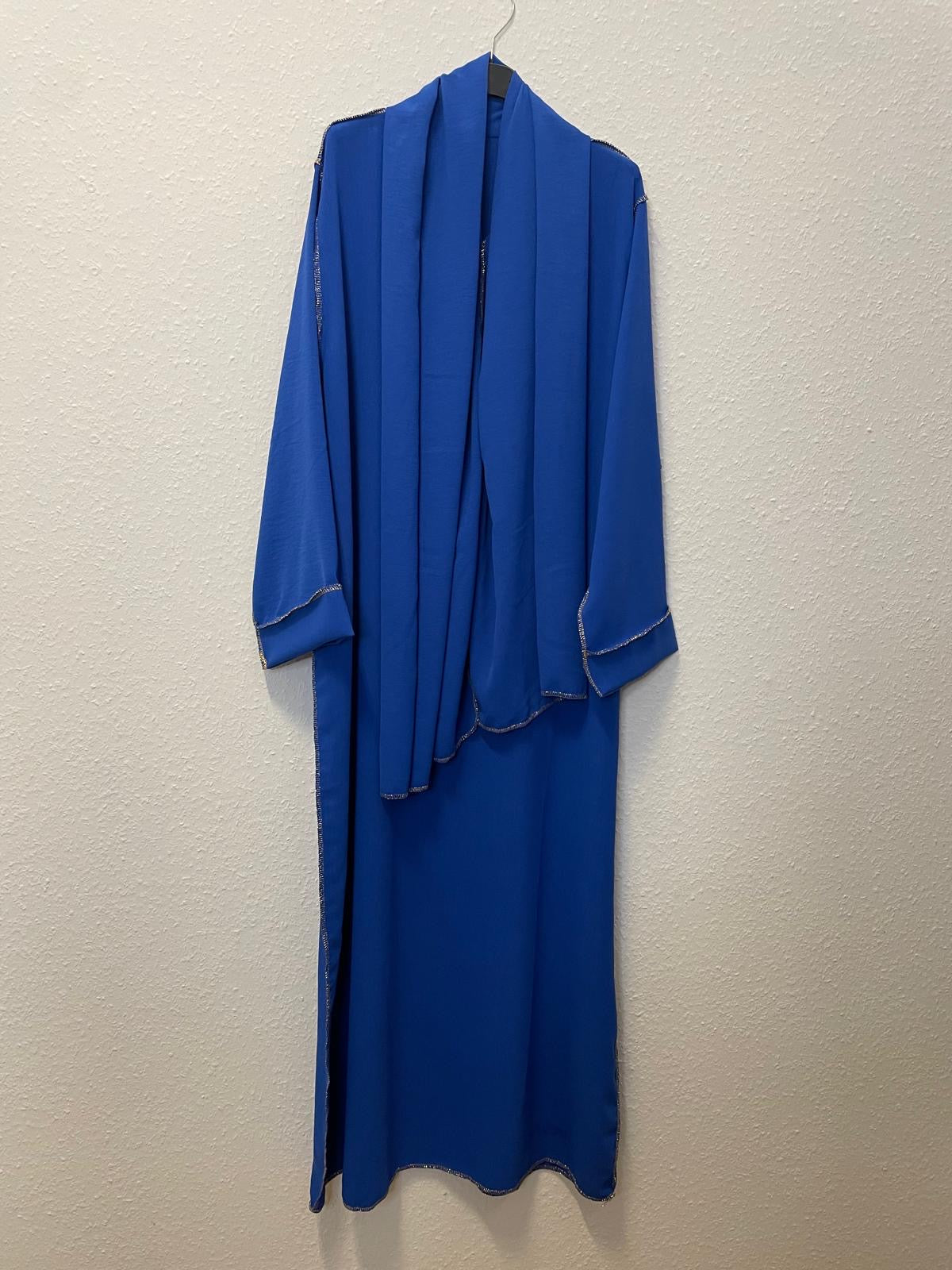 Abaya mit integriertem Hijab (Einheitsgrösse)