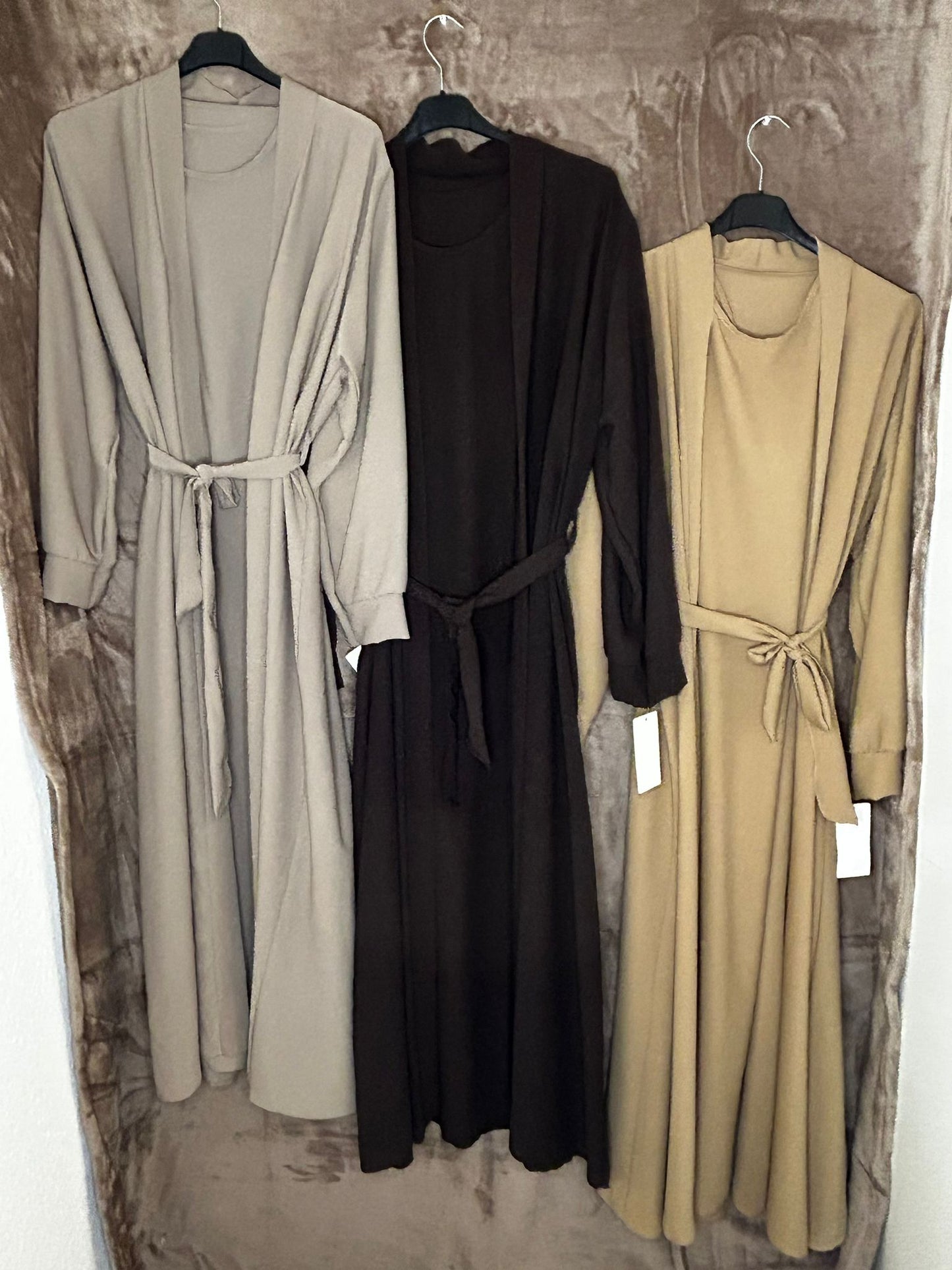 Abaya mit Mantel