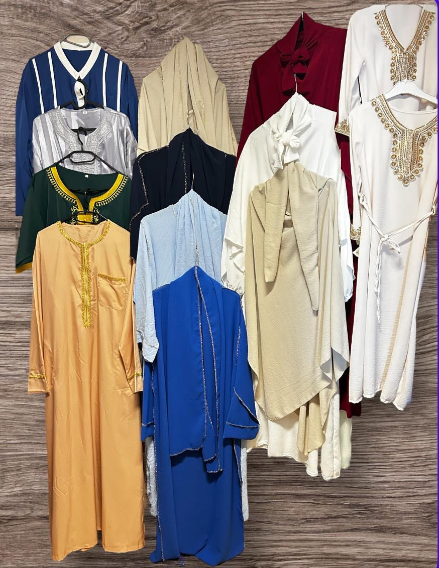 Frauen&Kinder Abaya /Männer Jalabia