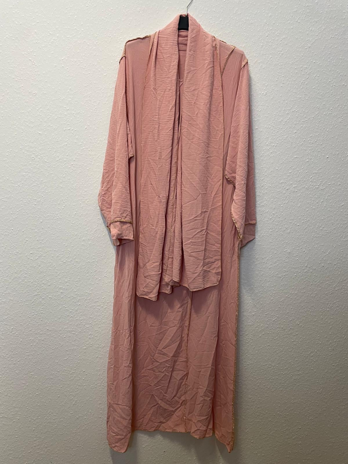 Abaya mit integriertem Hijab (Einheitsgrösse)