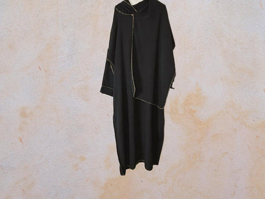 Abaya mit integriertem Hijab (Einheitsgrösse)
