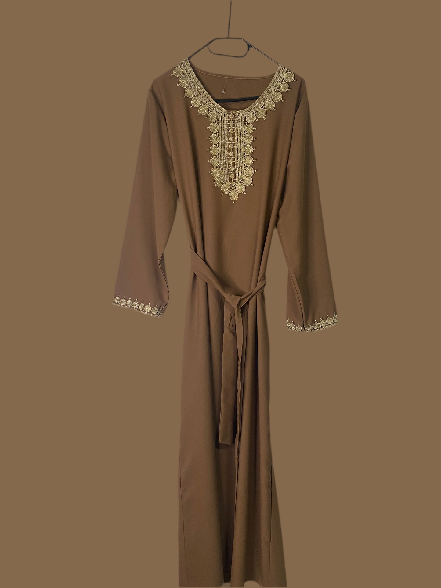Abaya mit Gürtel (Einheitsgröße)