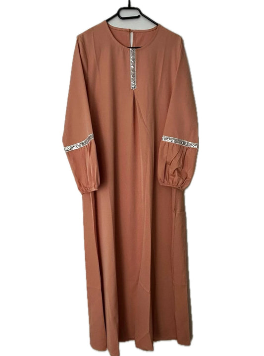 Abaya mit Glitzer